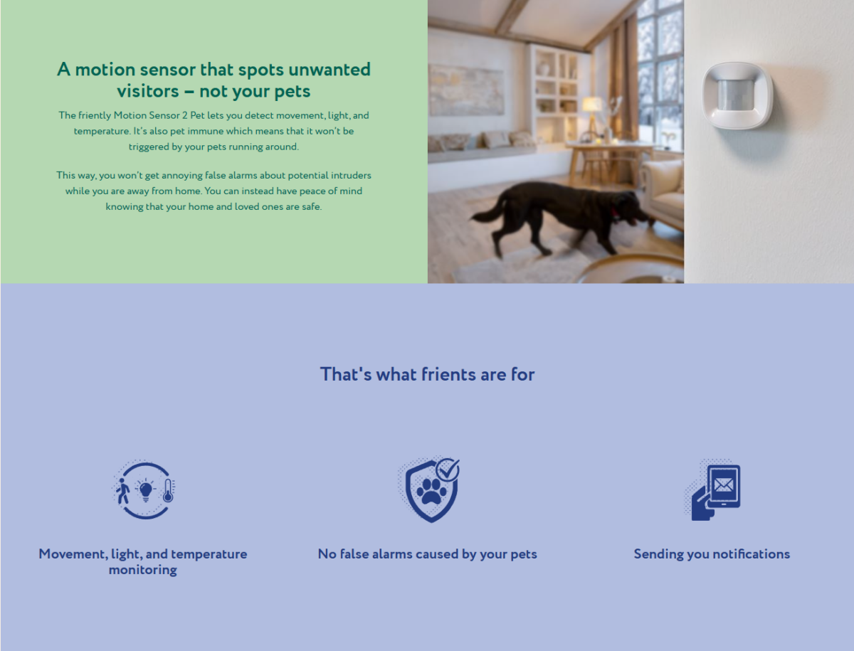 Frient Motion Sensor 2 Pet – Tecsmarts